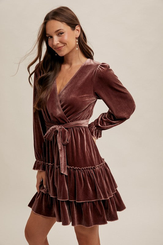 Tarbin Velvet Dress