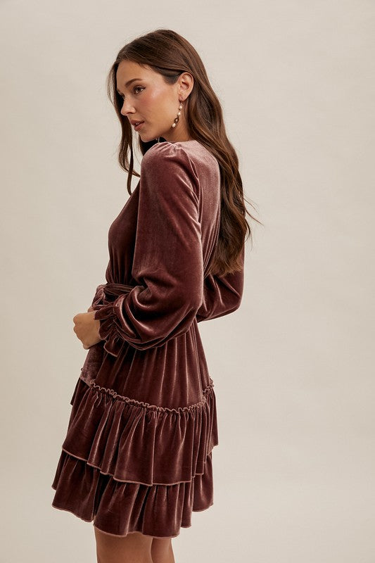 Tarbin Velvet Dress
