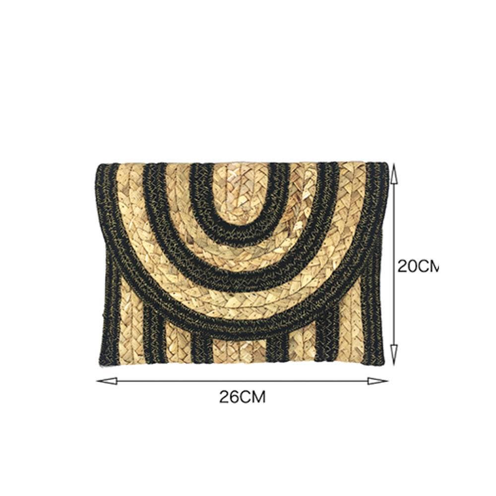 Riff Straw Clutch