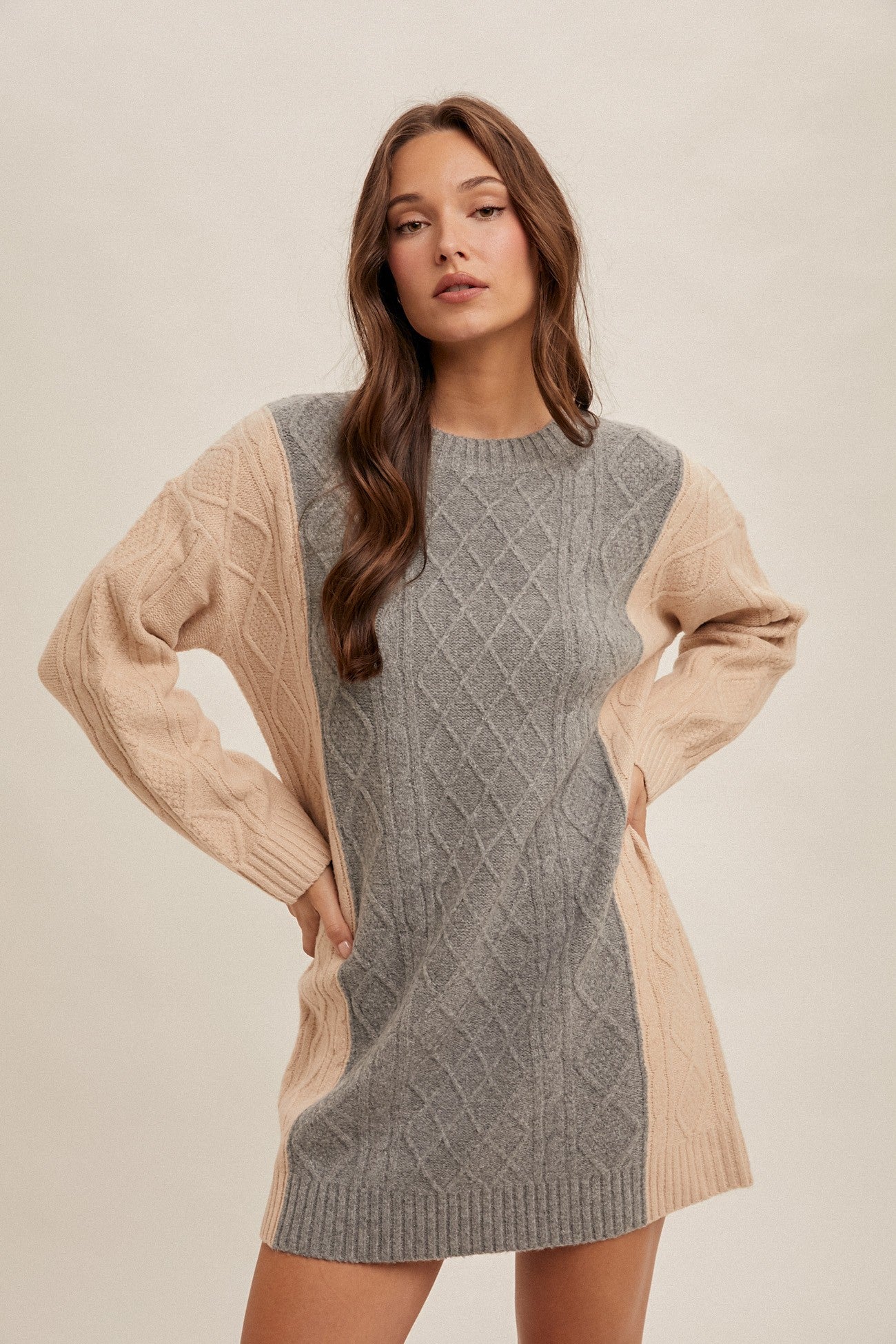 Breck Colorblock Sweater Dress