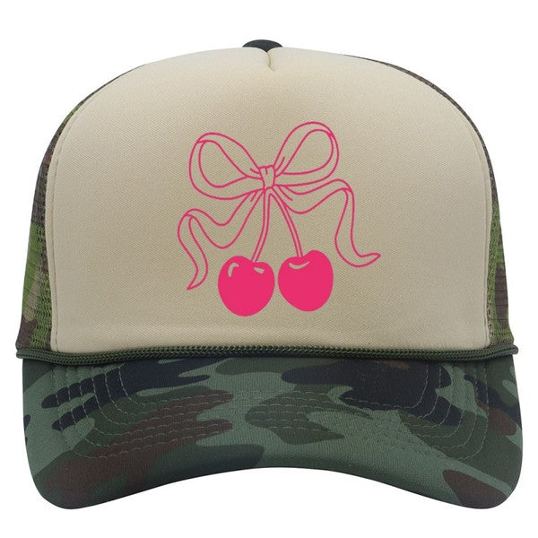 Cherry Trucker Hat
