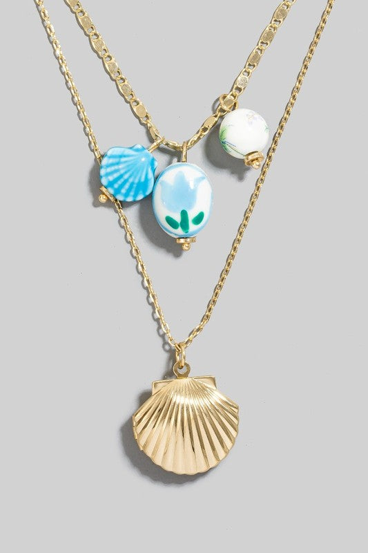 Blanche Layered Charm Necklace (2 Colors!)