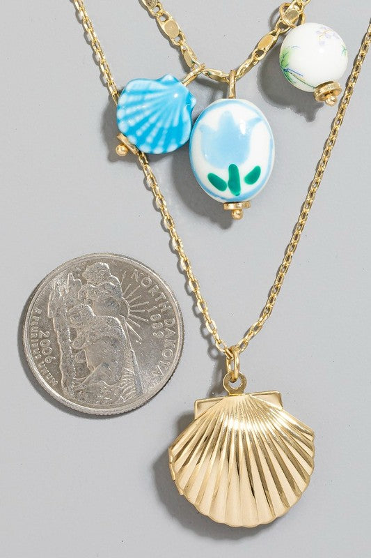 Blanche Layered Charm Necklace (2 Colors!)