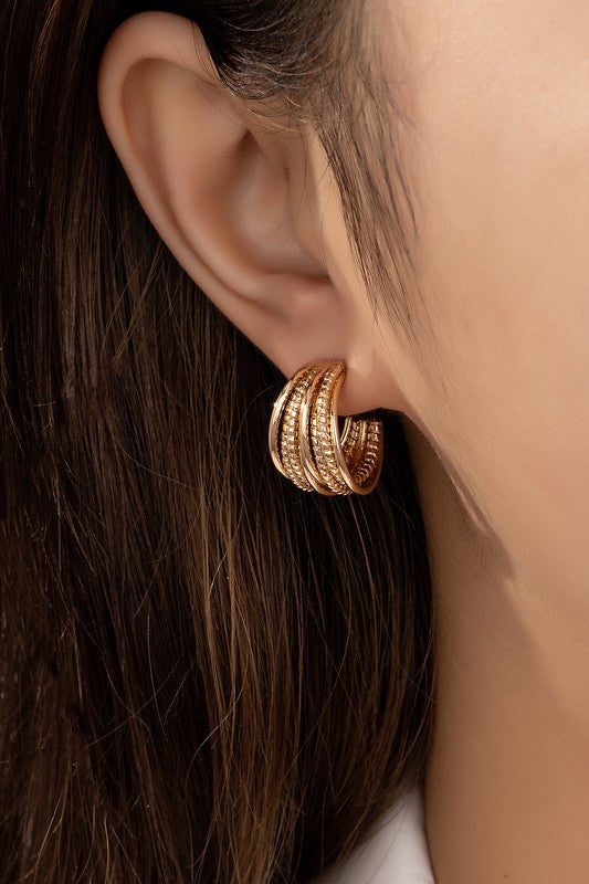 Dyna Hoop Earrings