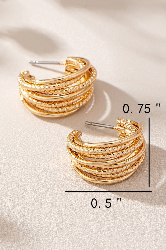 Dyna Hoop Earrings