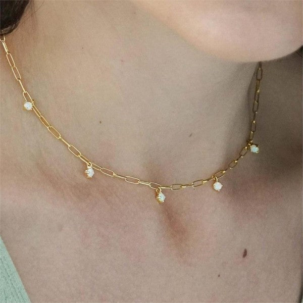 Coya Mini Opal Necklace