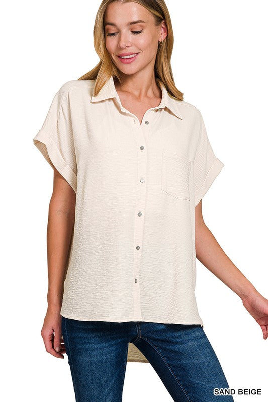 Jilliana Button Down Shirt