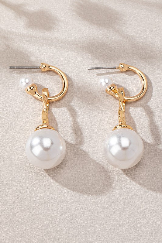 Cozzi Pearl Dangle Earrings