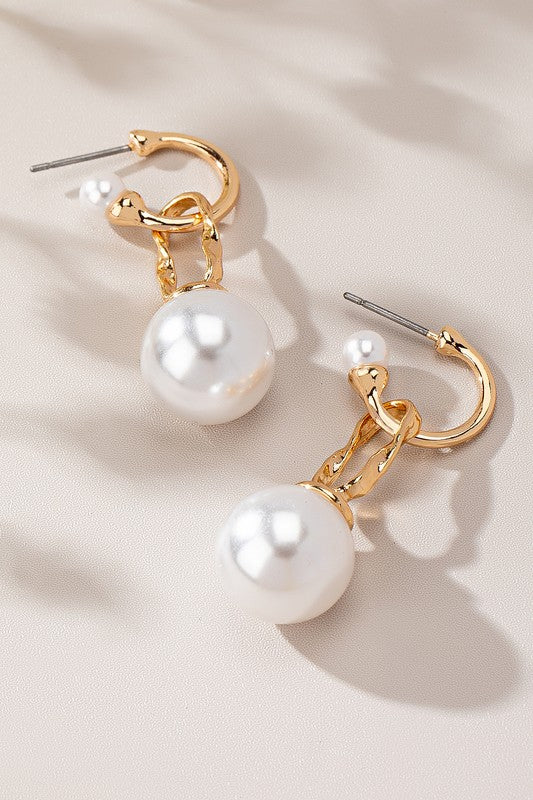 Cozzi Pearl Dangle Earrings