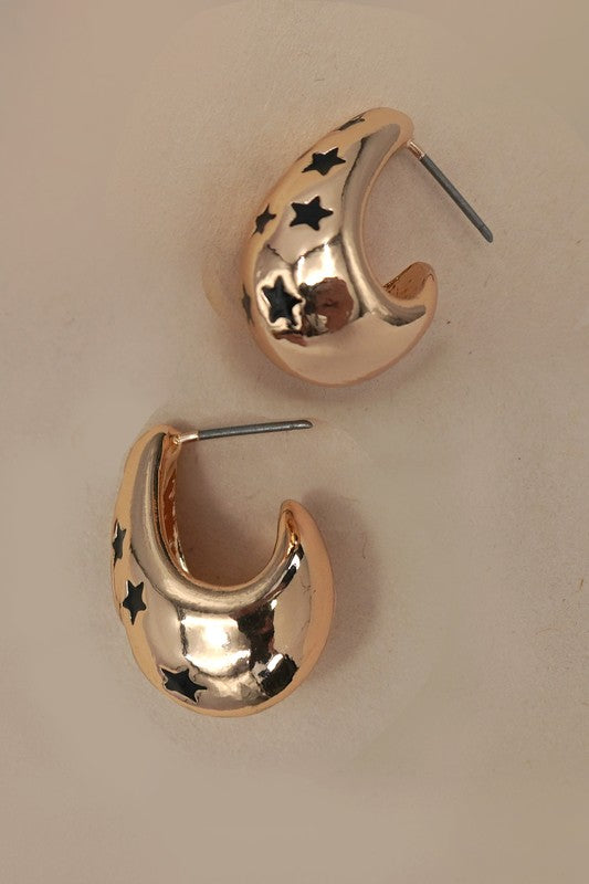 Ashley Star Teardrop Earrings