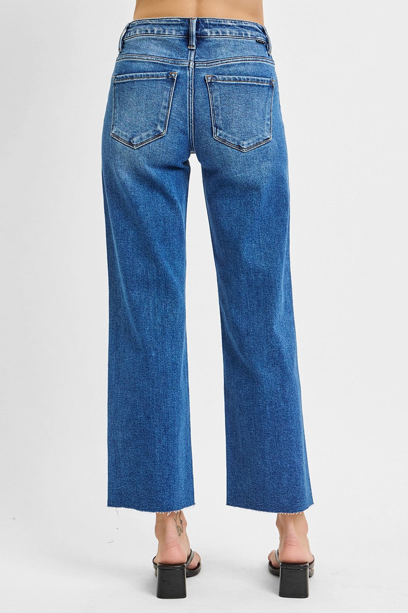 Risen Vandry Mid Rise Crop Jeans