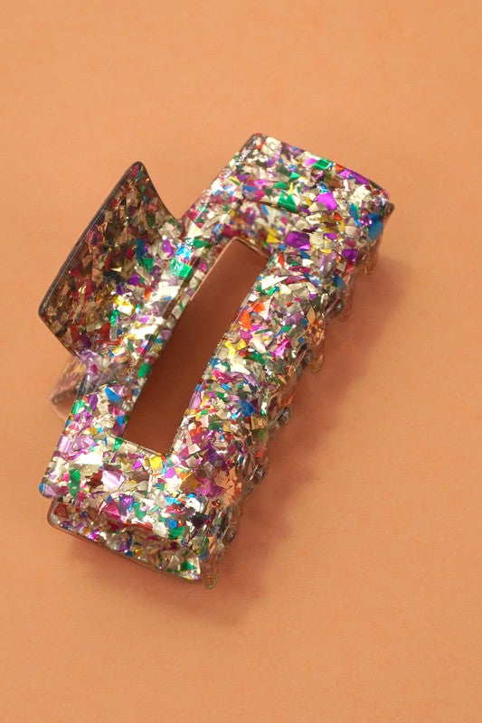 Multi Glitter Claw
