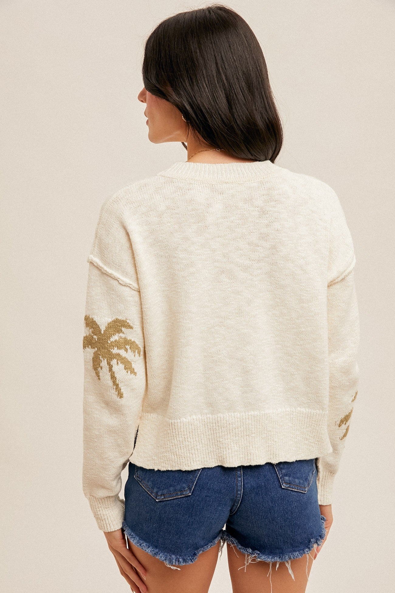 Lukas Palm Sweater Top