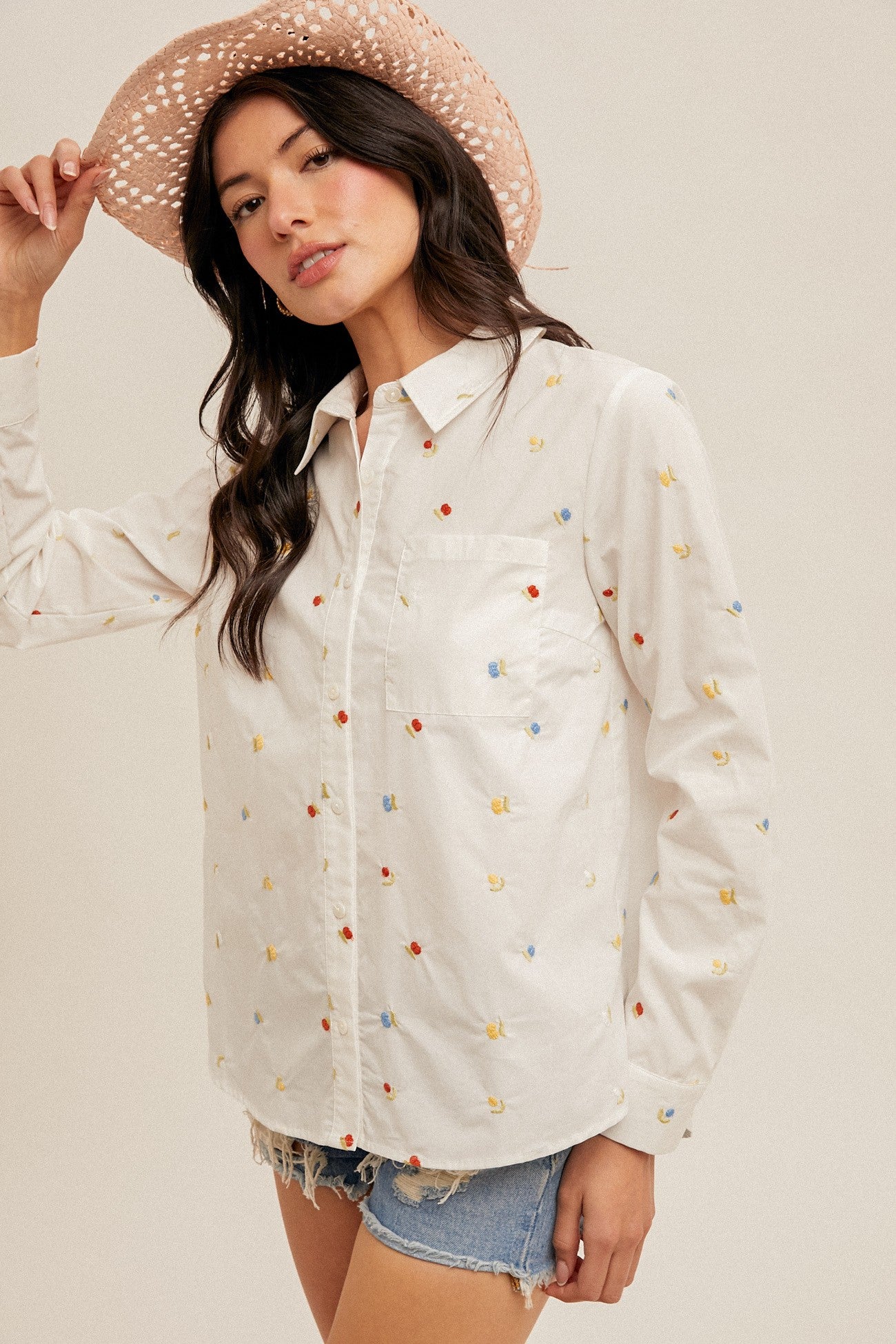 Lolita Embroidered Shirt