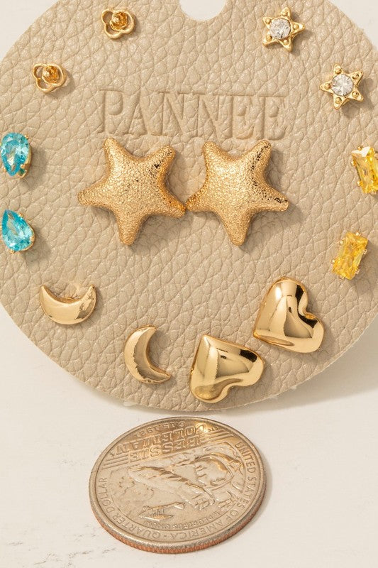 Agatha Multi Earring Set