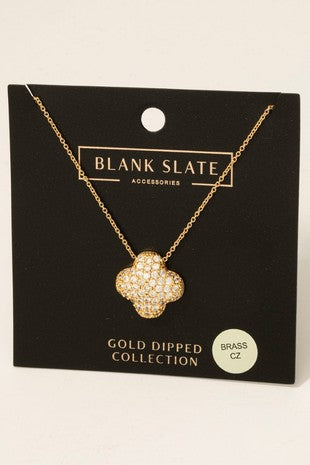 Pluto Clover Necklace