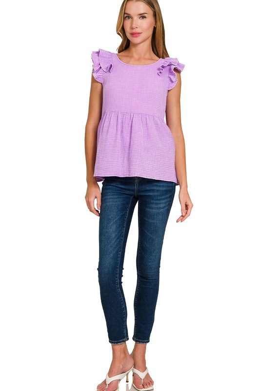 Jodie Ruffle Tank