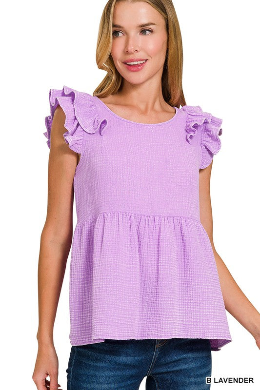 Jodie Ruffle Tank