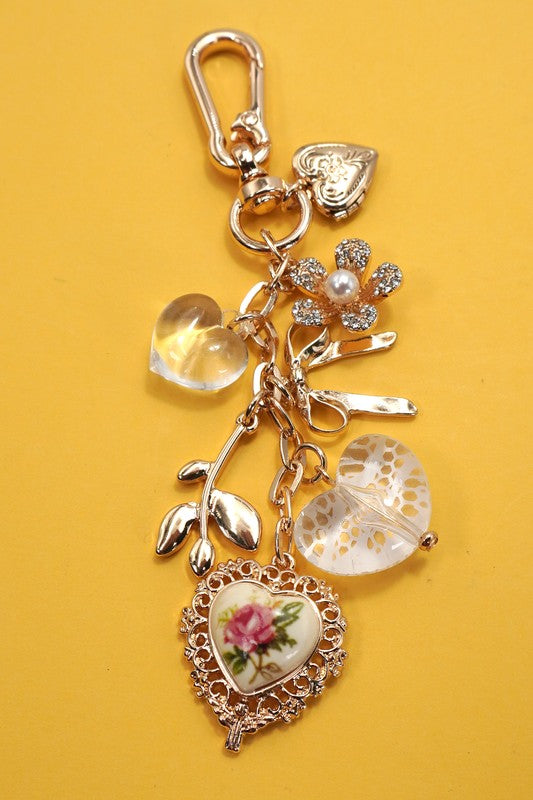 Hiah Porcelain Heart Charm