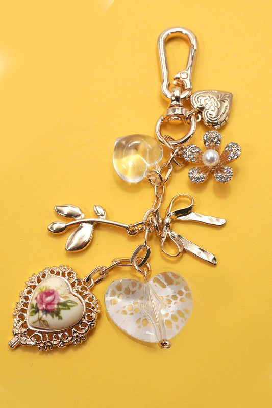 Hiah Porcelain Heart Charm