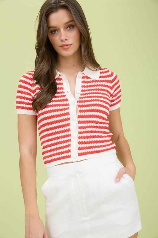 Eva Stripe Top