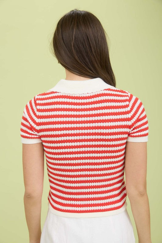 Eva Stripe Top