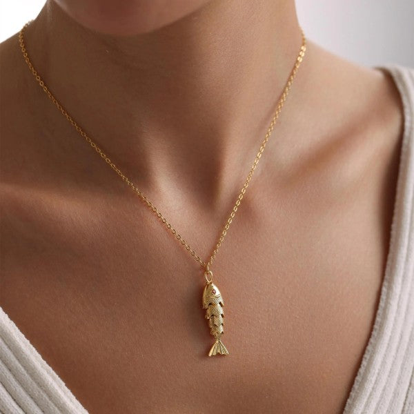 Aesop Fish Necklace