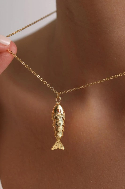 Aesop Fish Necklace