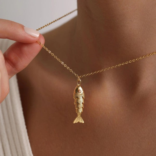 Aesop Fish Necklace
