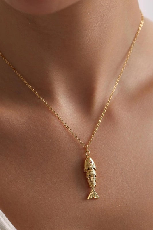 Aesop Fish Necklace