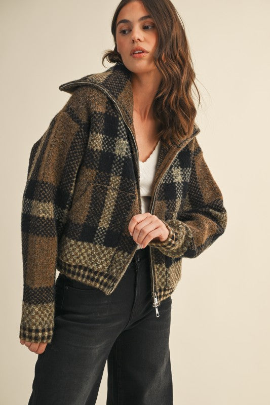 Jenga Plaid Jacket PREORDER