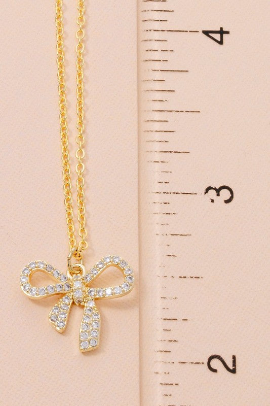 Stayman Bow Necklace