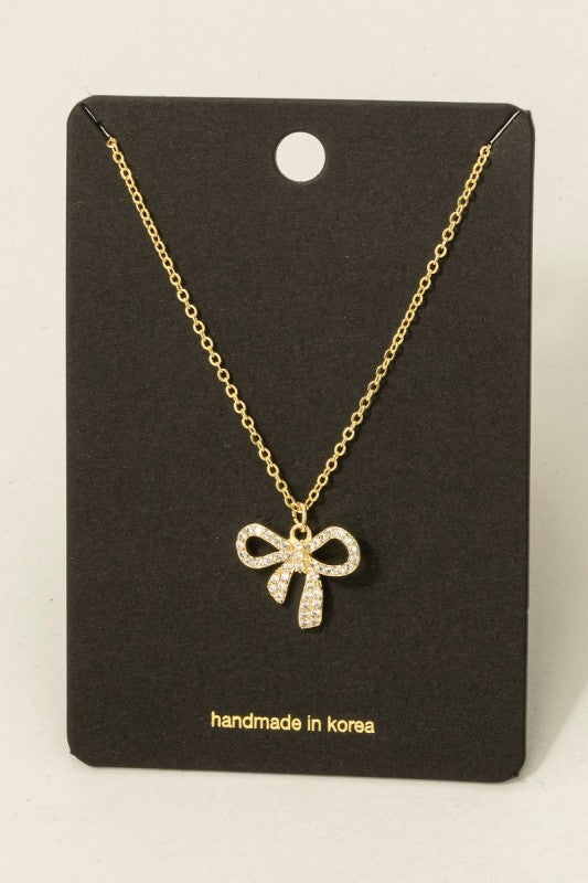 Stayman Bow Necklace