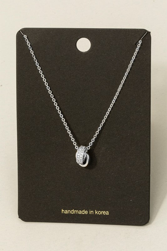 Silman Double Ring Necklace (2 Colors!)