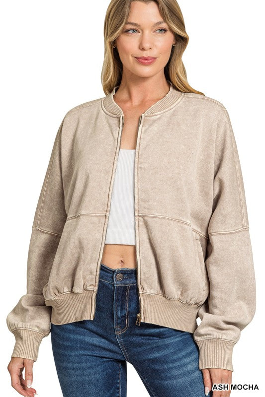 Hex Acid Wash Jacket