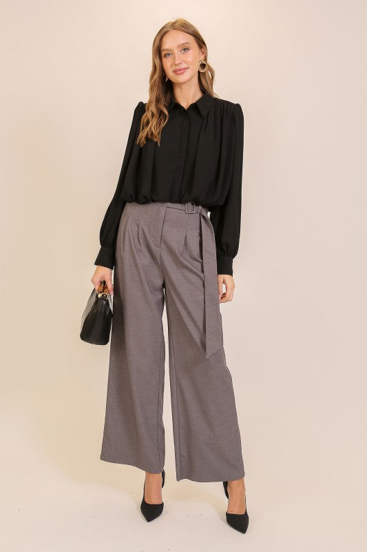 Lilliana Balloon Hem Blouse