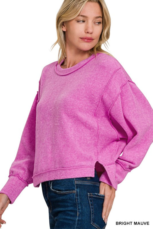 Harmony Brushed Fleece Top