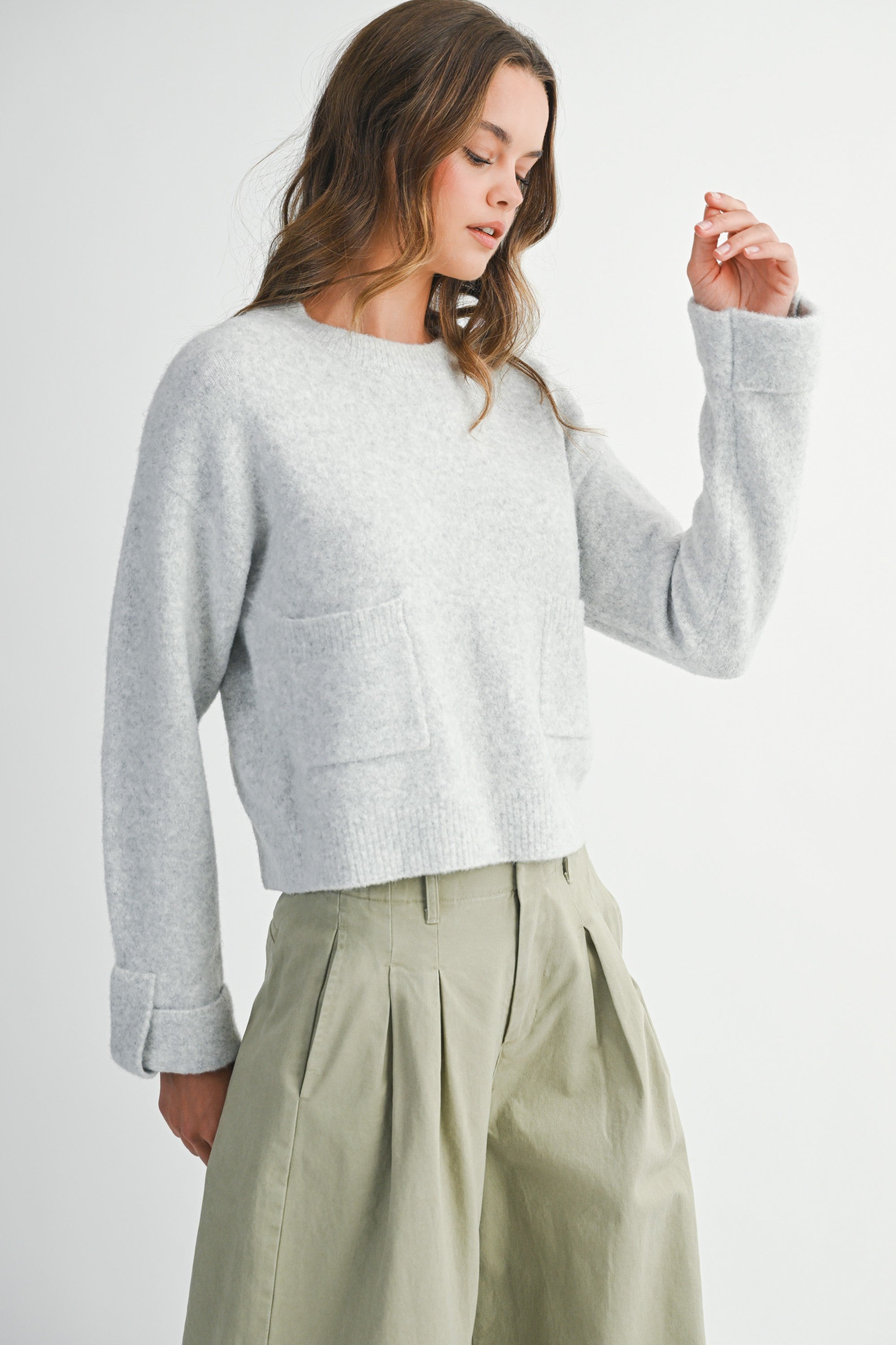Fannie Front Pocket Sweater