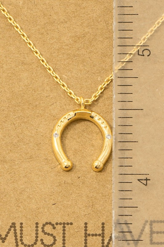 Western Horse Shoe Necklace