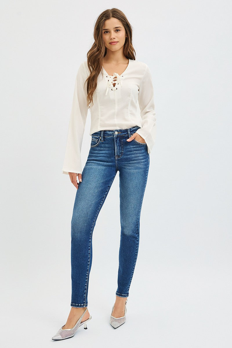 RISEN Winston Mid Rise Skinny Jeans PREORDER