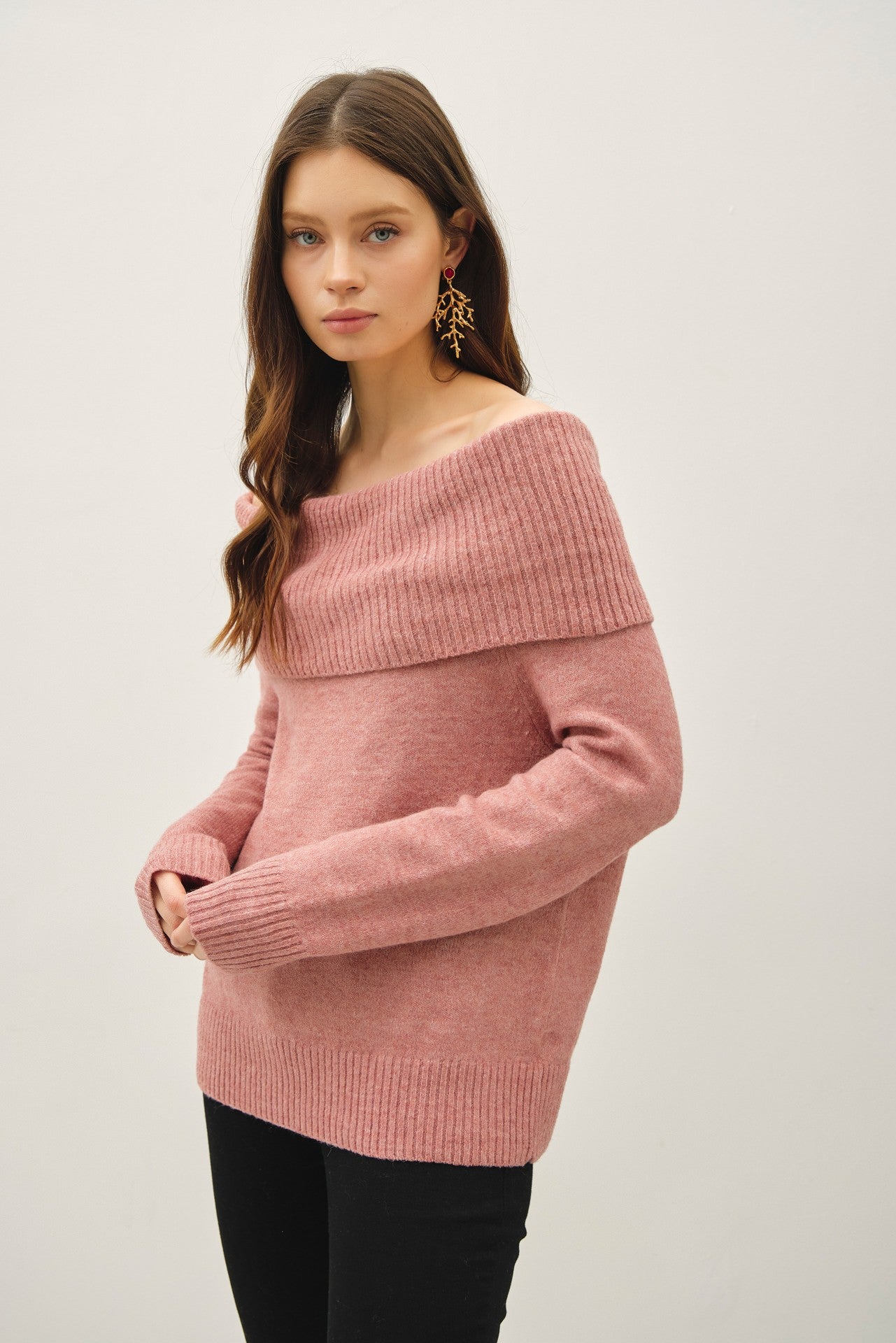 Norton Off Shoulder Sweater