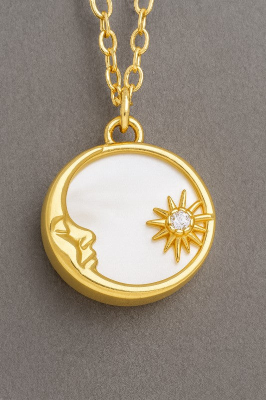Everly Moon Pendant Necklace