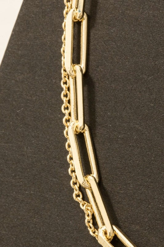 Pann Double Chain Necklace