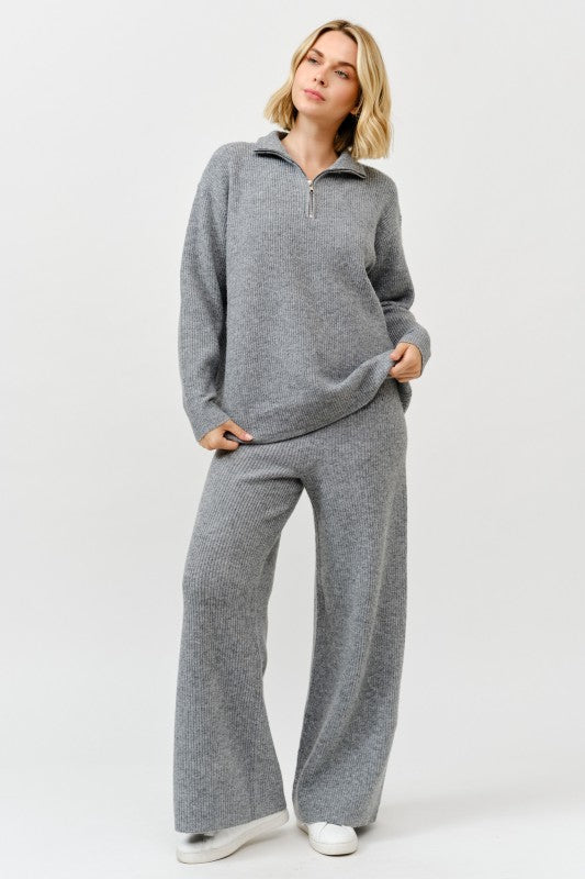 Stella Zip Sweater Matching Pant Set