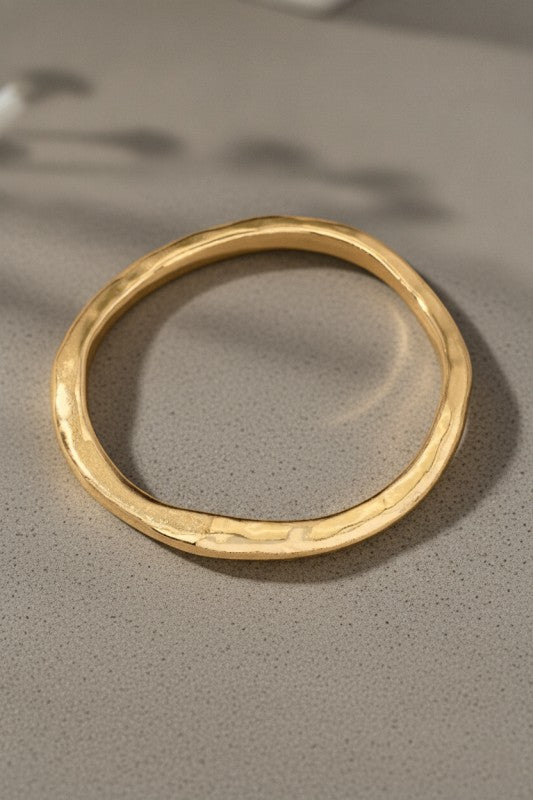 Darla Hammered Bangle Bracelet