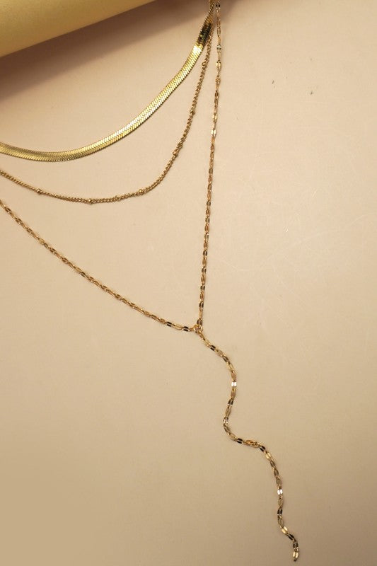 Hollen Y Necklace