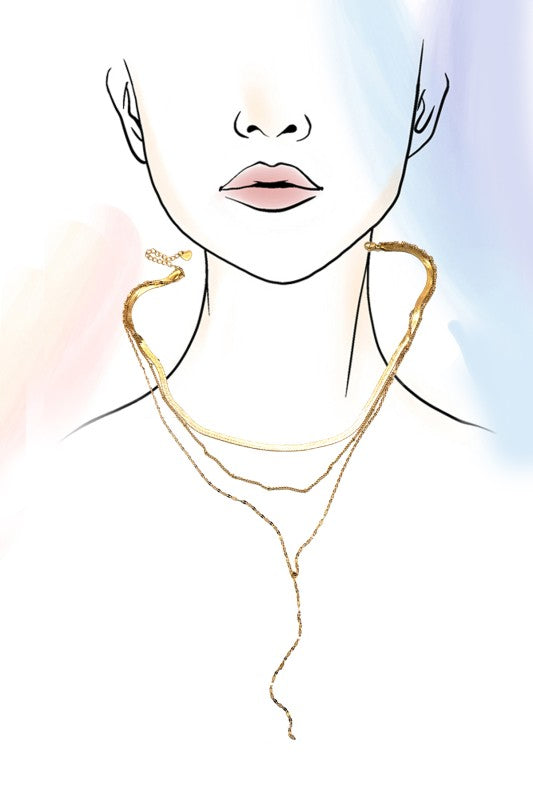 Hollen Y Necklace