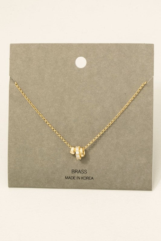 Prince Mixed Ring Necklace