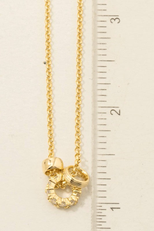 Prince Mixed Ring Necklace