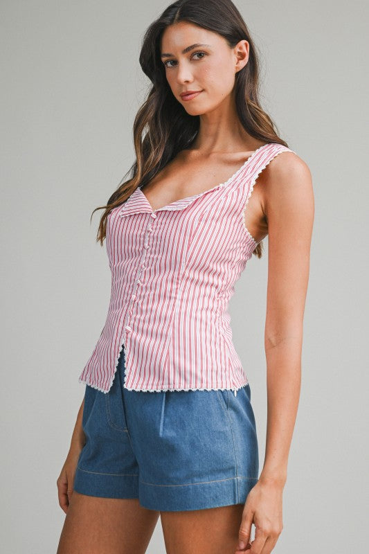 Marcus Stripe Tank Top